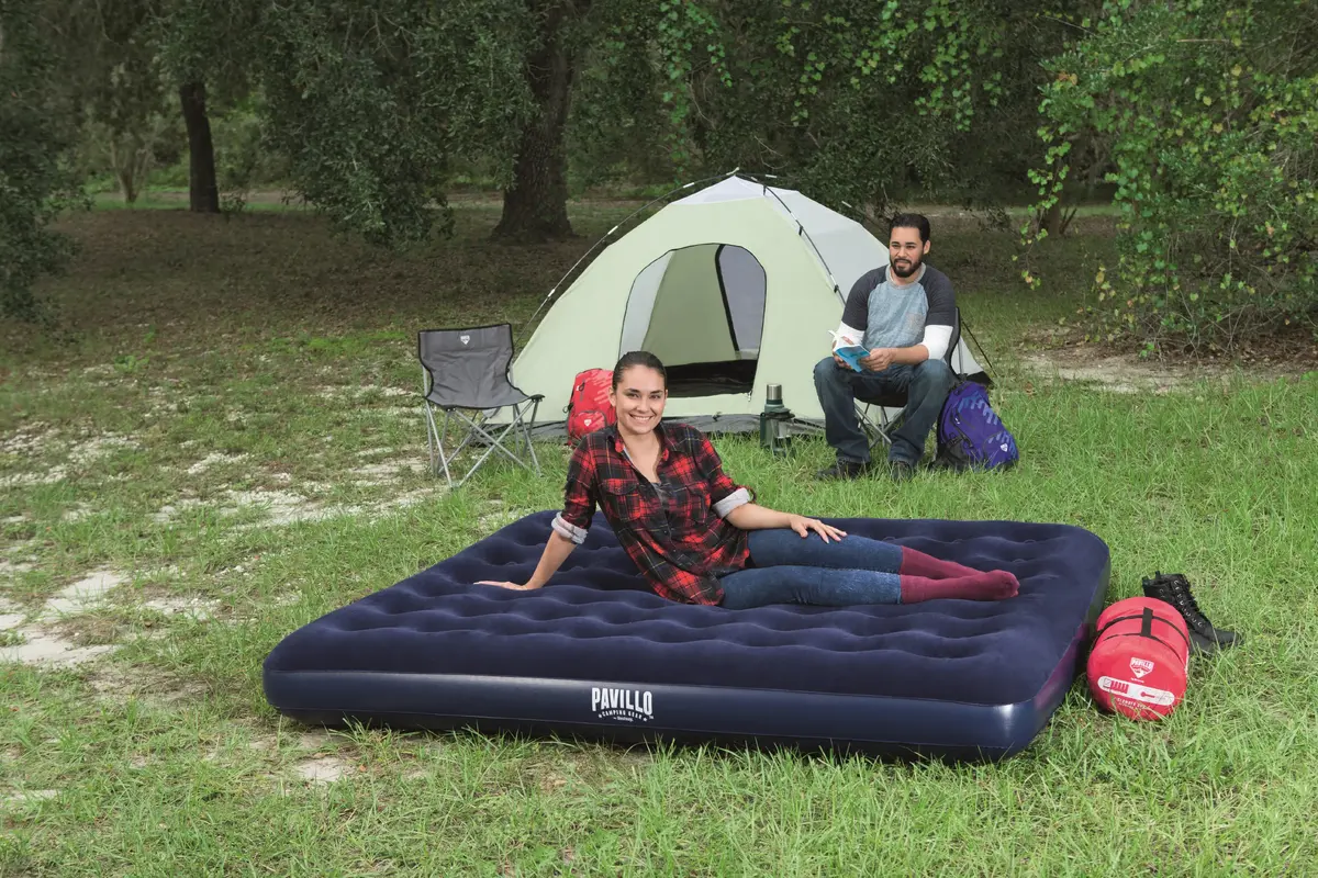 Double mattress Bestway Flocked Airbed King Photo 19