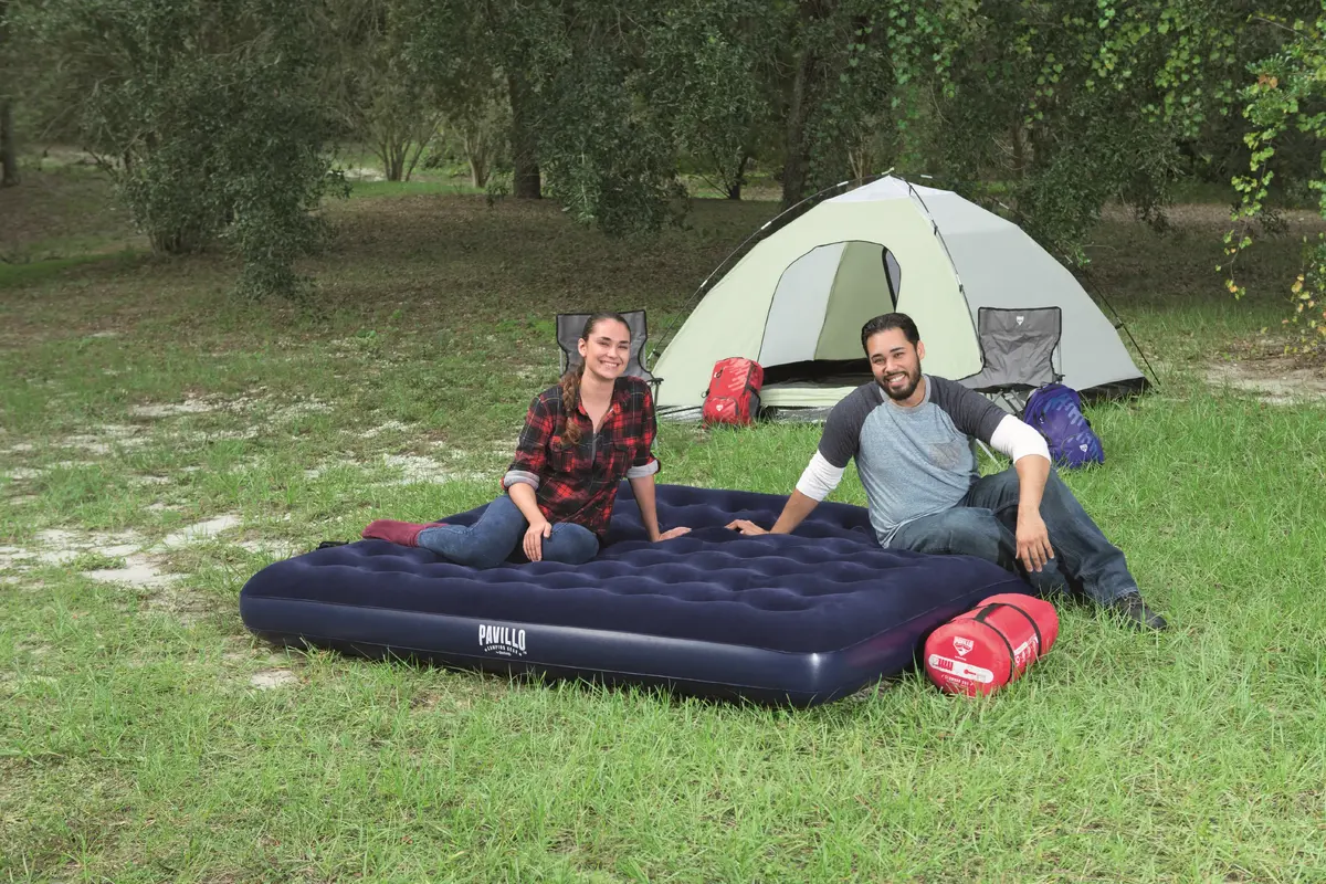 Double mattress Bestway Flocked Airbed King Photo 20