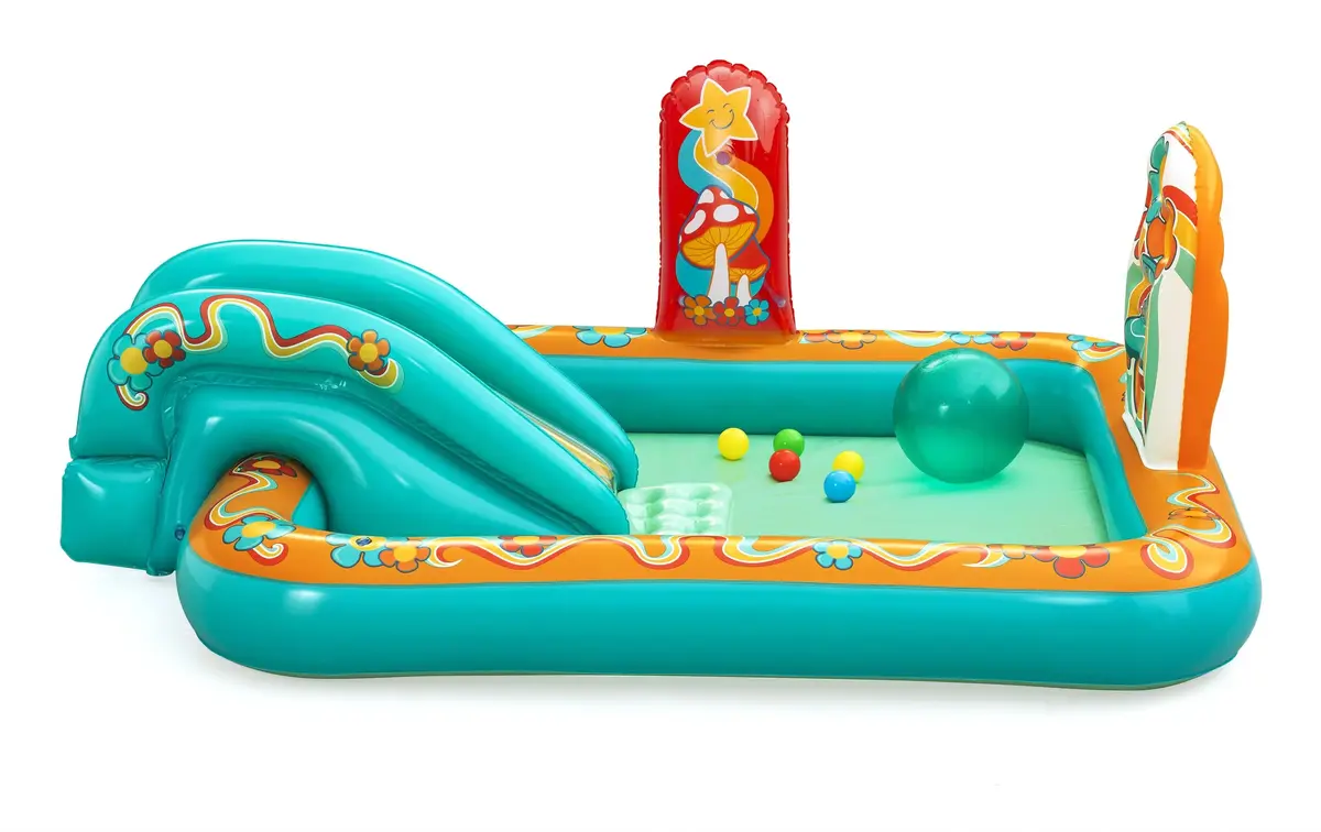 Водяная горка для сада Bestway Retro Groove Детский надувной игровой центр Photo 3