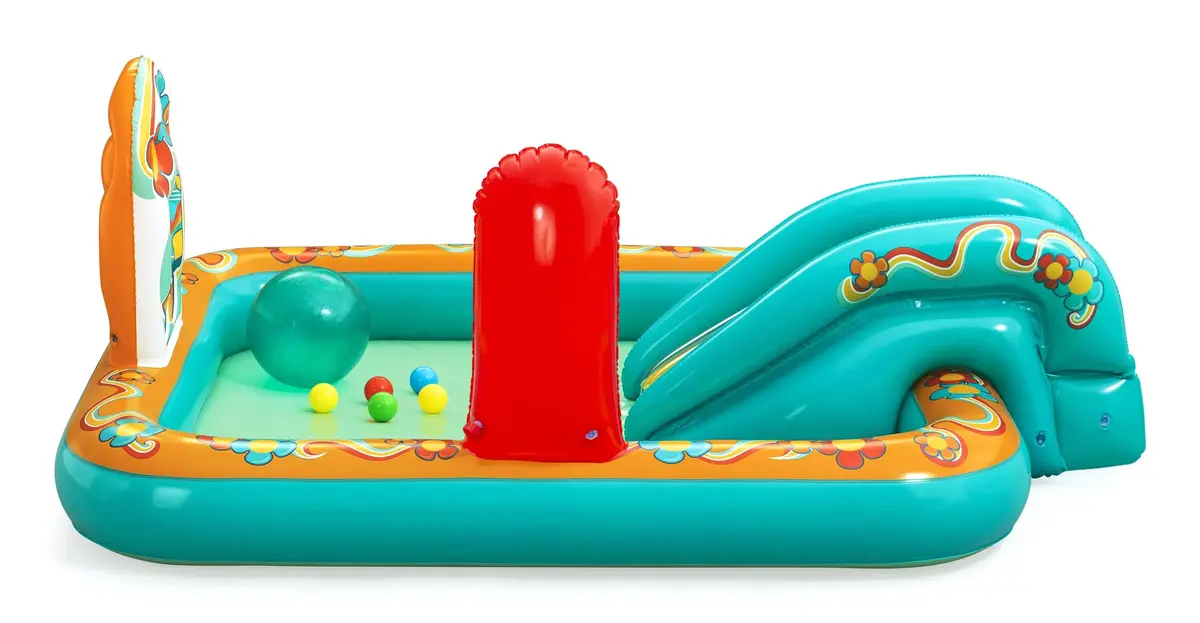 Водяная горка для сада Bestway Retro Groove Детский надувной игровой центр Photo 4