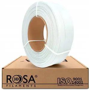 PLA šķiedra 1,75 mm 1 kg refill — BrightSign (balts)