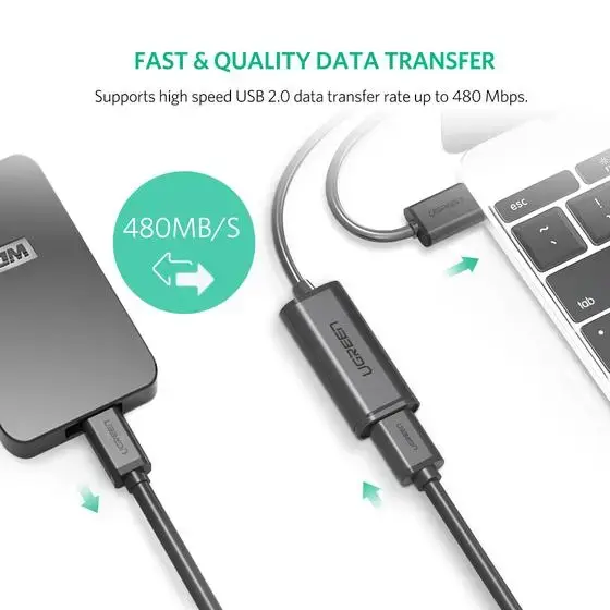 UGREEN 10324 кабель USB A–A 20 м Photo 4