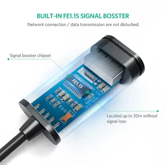UGREEN 10324 кабель USB A–A 20 м Photo 5
