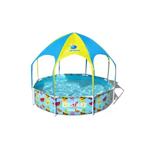 Framed pool Bestway Steel Pro 2.44 m x 51 cm (1688 L) PVC steel frame, round, orange