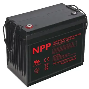 Battery BrightSign 12V 134Ah T16(M8) Pb deep discharge AGM - 12 V, 134 Ah, T16(M8) terminals