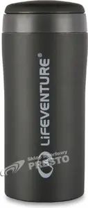Termoskrūze LIFEVENTURE LV-9530M 330 ml, matēti melna, izolēta ceļojumu krūze