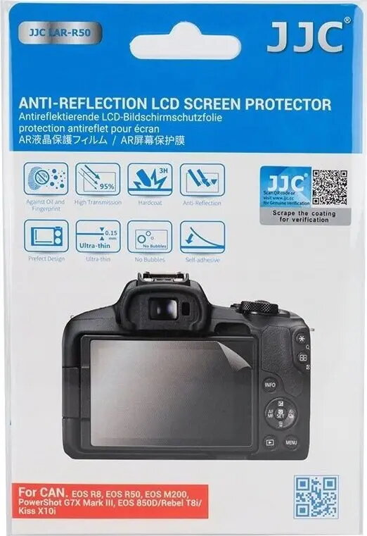 JJC Aizsargplēve LCD ekrānam Canon EOS