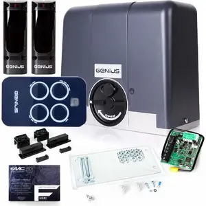 Sliding gate operator kit Genius Blizzard 900 for sliding gates up to 900 kg