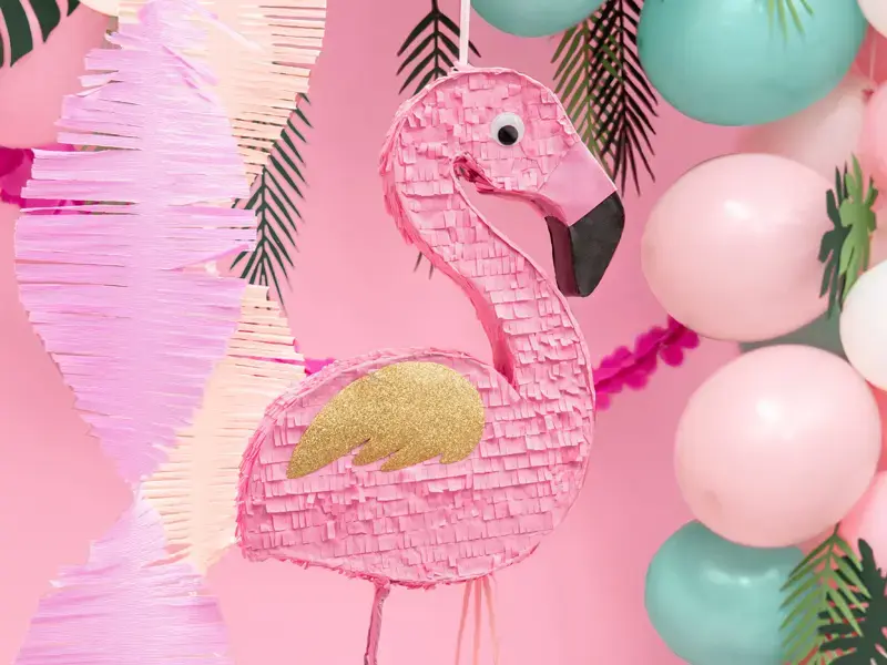 PartyDeco Pinjata Flamingo 25×55×8 cm Photo 2