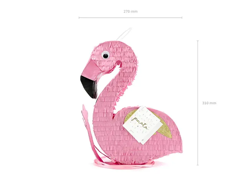 PartyDeco Pinjata Flamingo 25×55×8 cm Photo 8