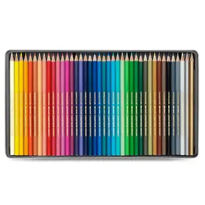 Colored pencils Caran d`Arche 1285.740 — 40 pcs, assorted colours, soft cores, FSC-certified, made in Switzerland