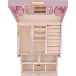 Jewelry box Iso Trade Szkatułka/ kuferek na biżuterię – pink, universal size