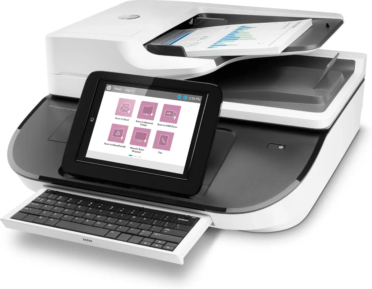 Flatbed & ADF scanner HP Digital Sender Flow 8500 fn2 Photo 4