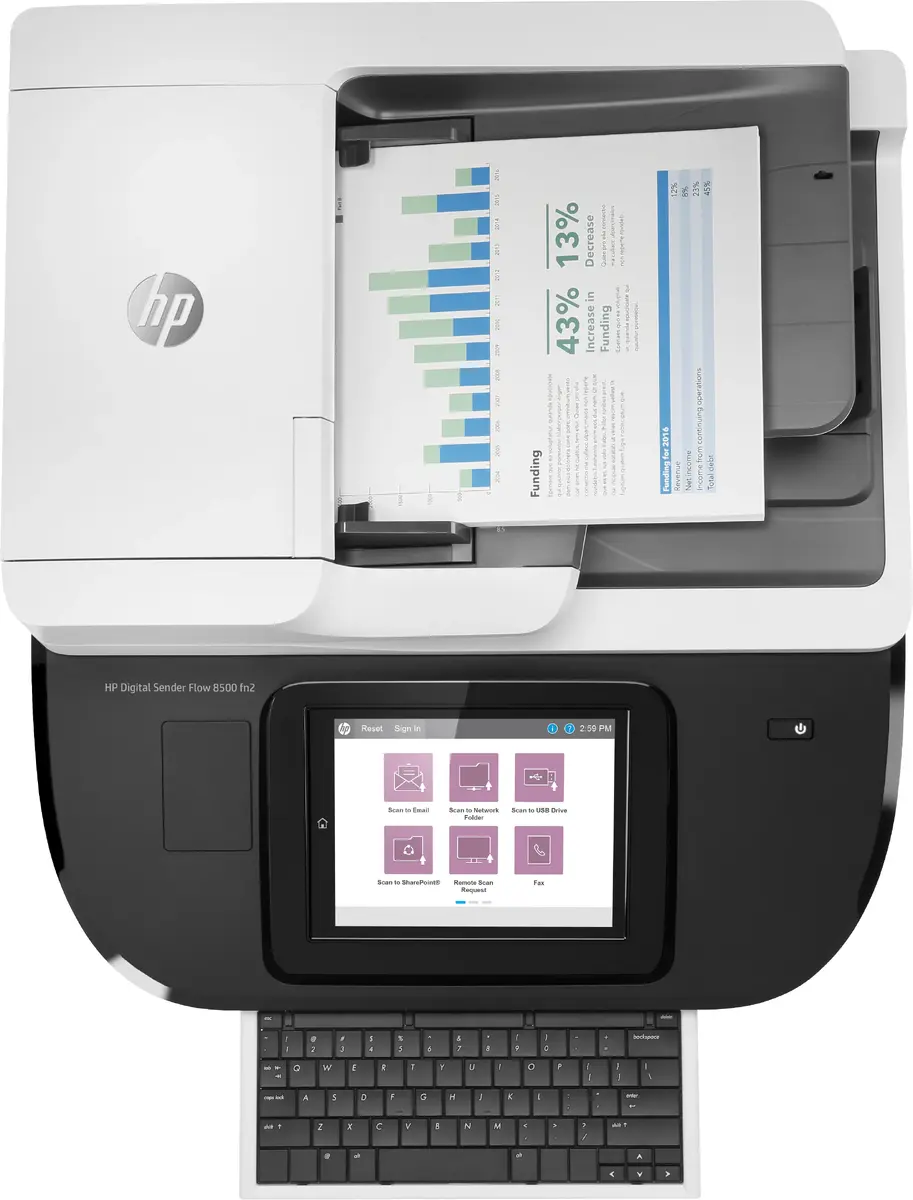 Flatbed & ADF scanner HP Digital Sender Flow 8500 fn2 Photo 9