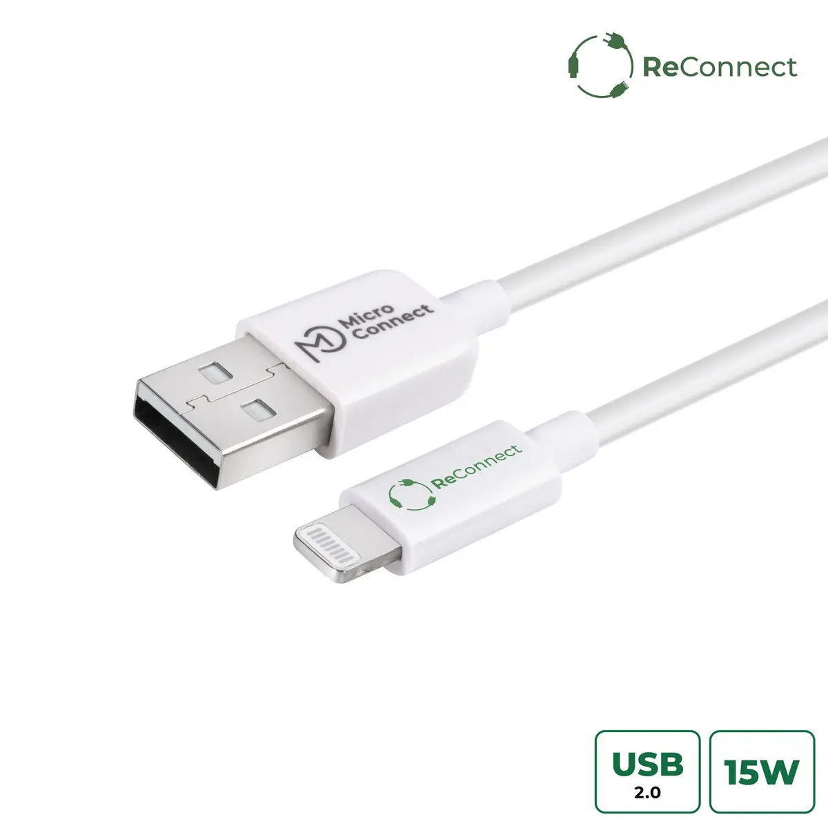 MicroConnect ECO-LIGHTNING1 Lightning Kabelis 1 m