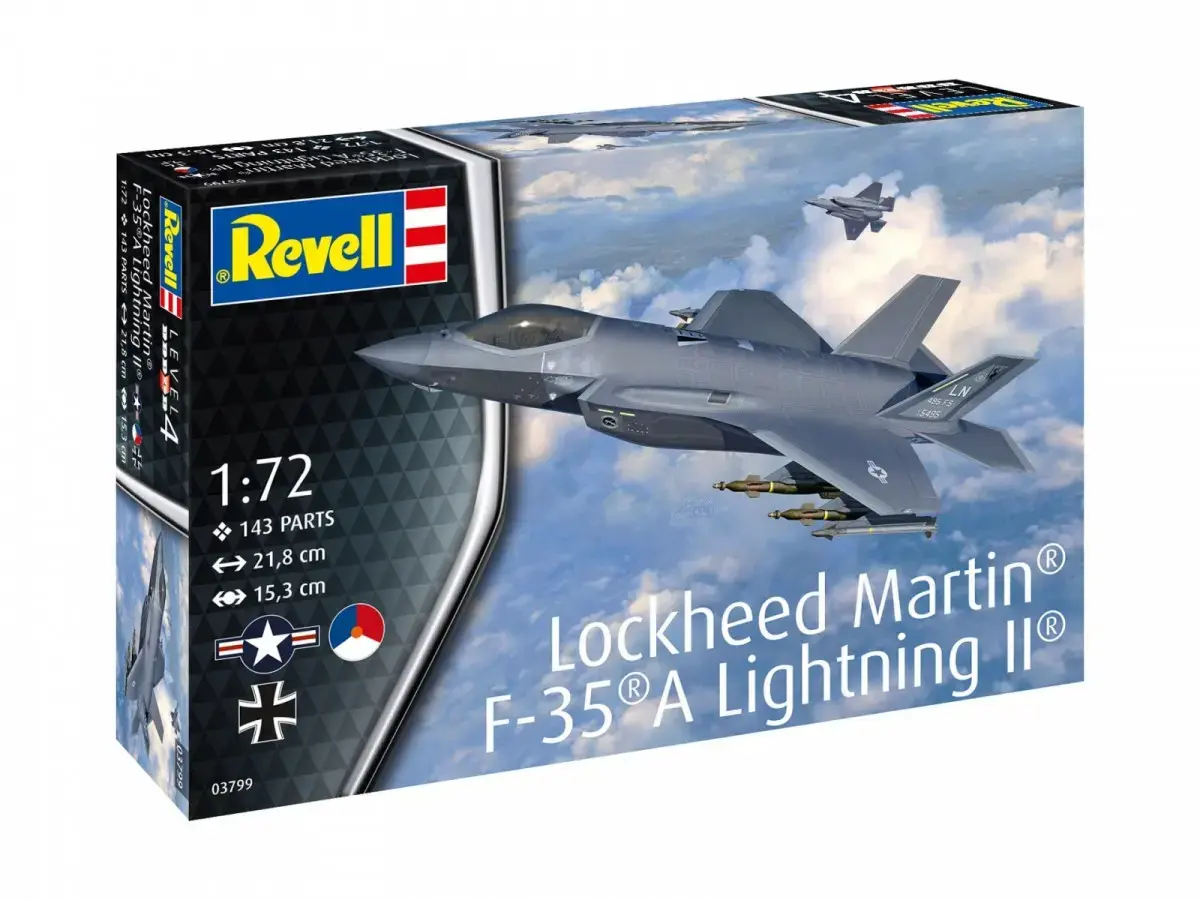 REVELL Lockheed Martin F-35A komplekts 1:72 Photo 4
