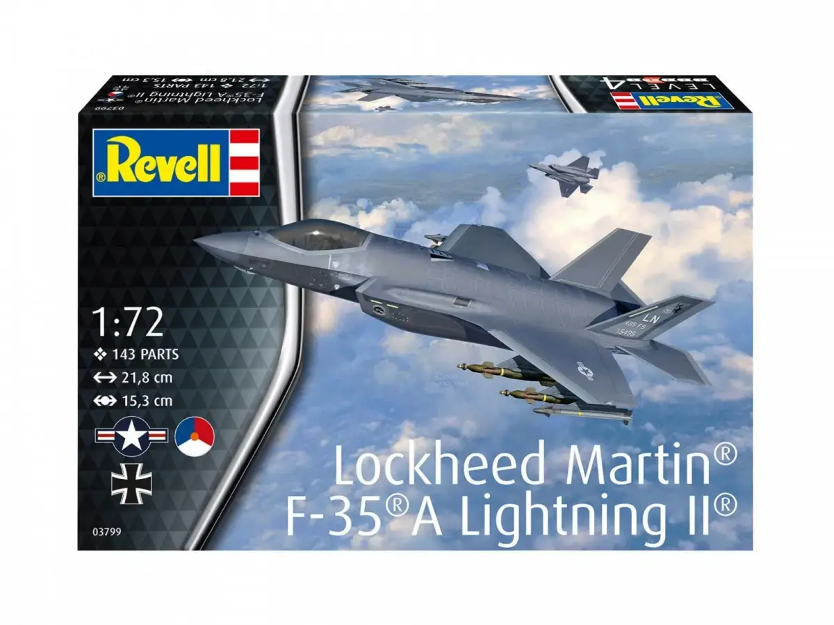 REVELL Lockheed Martin F-35A komplekts 1:72 Photo 5