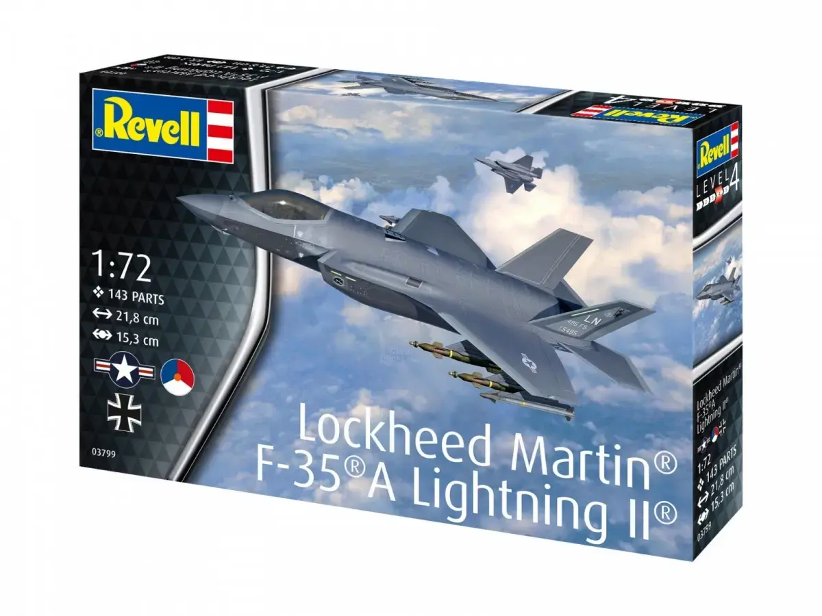 REVELL Lockheed Martin F-35A komplekts 1:72 Photo 6