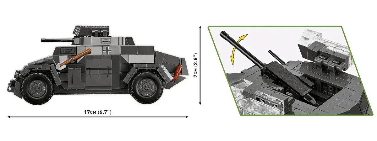 Cobi Sd.Kfz 222 būvkomplekts COBI-2657 Photo 4