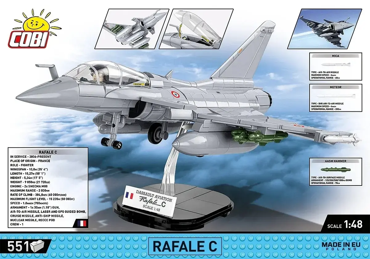 Cobi Rafale C construction blocks 551 pcs Photo 3