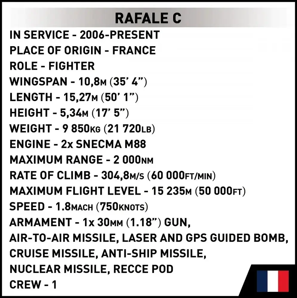 Cobi Rafale C construction blocks 551 pcs Photo 13