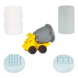 Кинетический песок MGA Wonder Factory Never Dry Construction Trucks Photo 1
