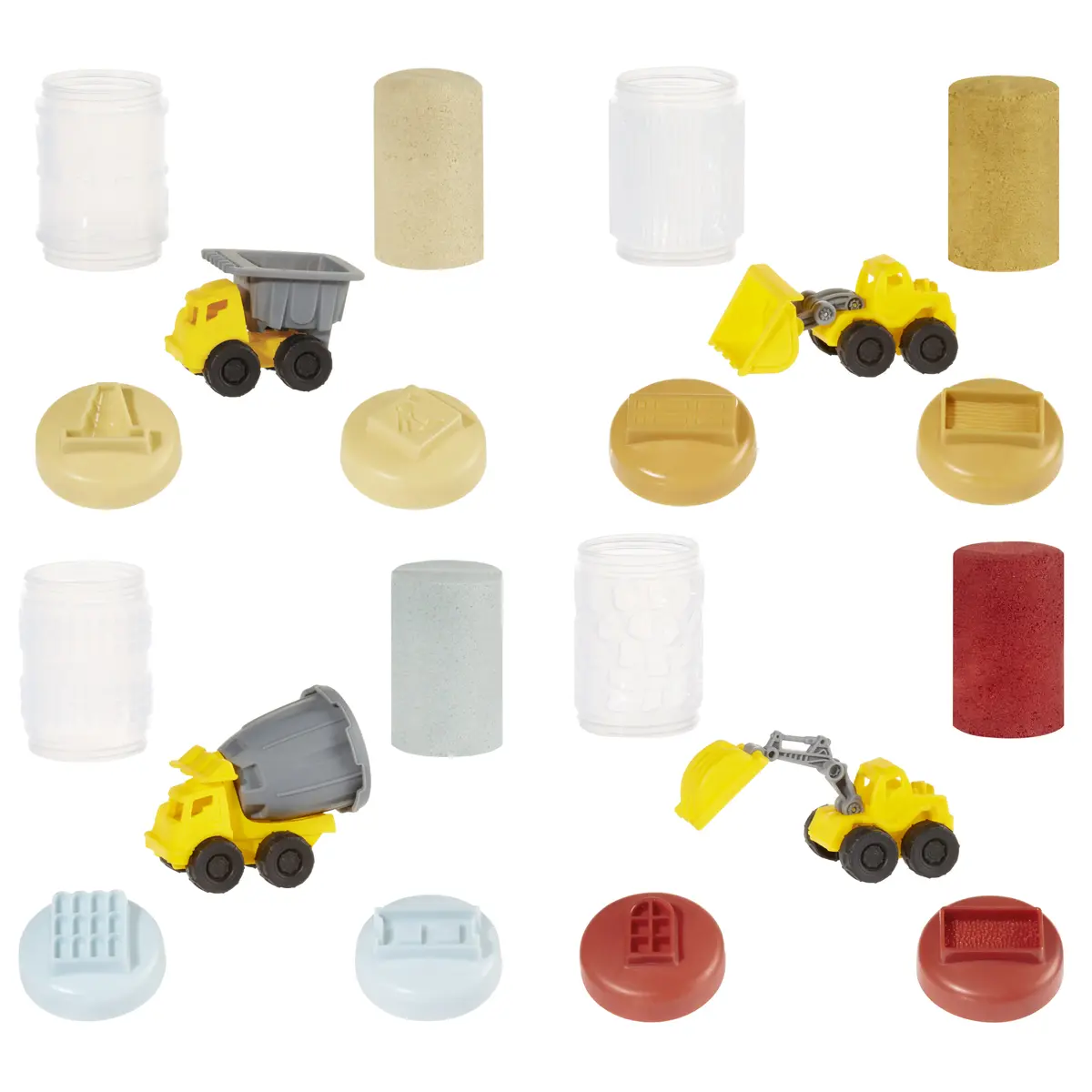 Kinetiskās smiltis MGA Wonder Factory Never Dry Construction Trucks Photo 5