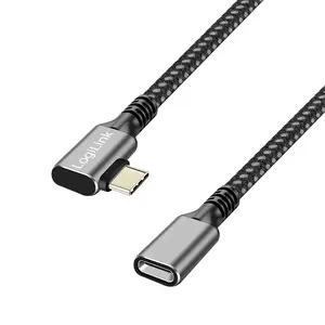 Кабель USB LogiLink USB 3.2 Gen 2 CUA0110 0.5 м USB C Черный Серый