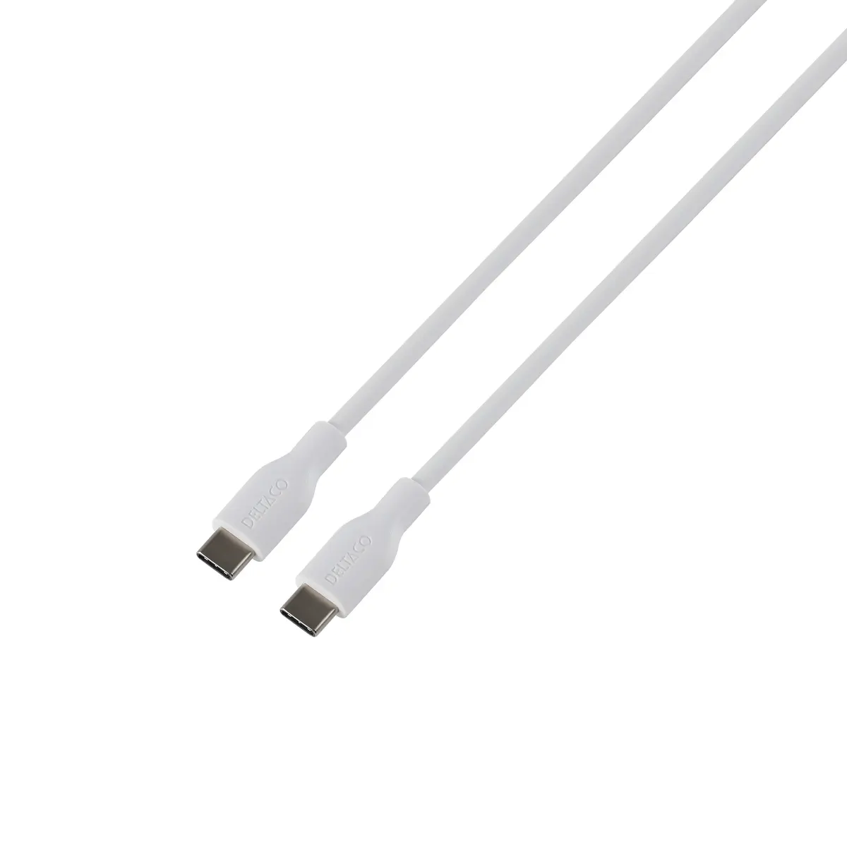DELTACO USBC-2015WI USB-C līdz USB-C Kabelis