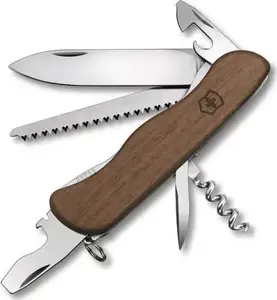 Pocket knife Victorinox Forester Holz Nuss 0.83 61.63 — Swiss-made folding knife with wood handle