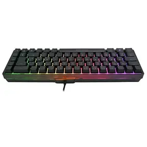Deltaco GAM-158-US Gaming Keyboard USB QWERTY Mini Wired Black