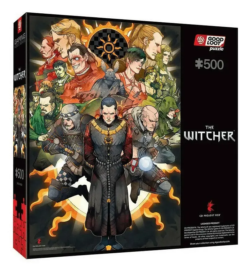 Puzle Cenega The Witcher Nilfgaard 500 gab Photo 2