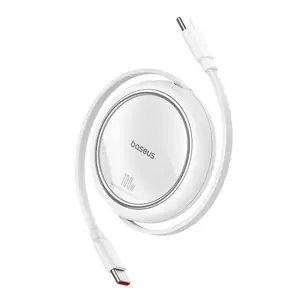 USB-C to USB-C data cable Baseus Free2Pull 1.5 m 100W White