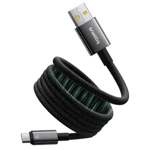 Кабель зарядный Baseus Tungsten USB — USB-C 1 м 100 Вт черный