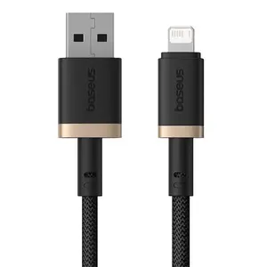 Кабель зарядный Baseus Rychlonabíjecí Dura USB — Lightning 1 м 2.4 A черно-золотой
