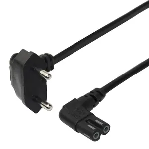 Power cable Deltaco 1902300 Black 3 m CEE7/16 C7 coupler