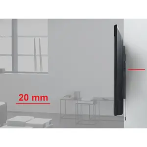 Ультратонкое настенное крепление для TV One For All WM6422 — универсальное VESA до 400