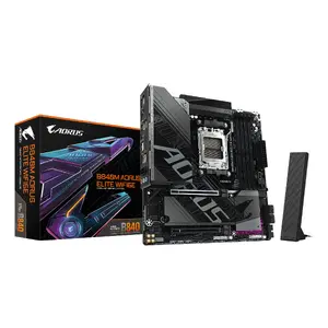Материнская плата GIGABYTE B840M AORUS ELITE WIFI6E, AMD Ryzen 9000, Socket AM5, Micro ATX