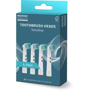 Brush heads Nordic Quality Sensitive 4-pack 2270011