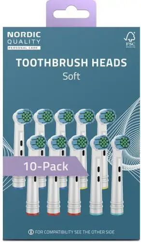 Toothbrush Brush heads Nordic Quality Standard Soft 2270014 Photo 4