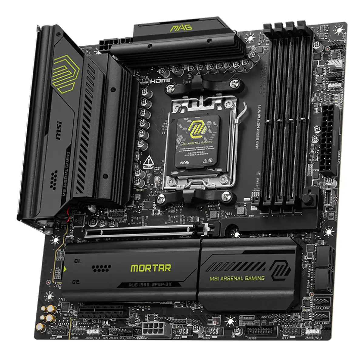 MSI MAG B850M MORTAR WIFI micro ATX pamatplate Photo 3