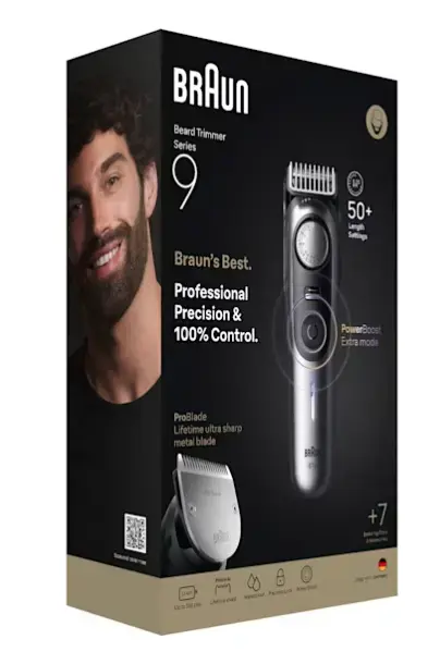 Триммер для бороды Braun BeardTrimmer 9 BT9520 Photo 2
