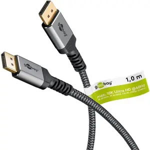 DisplayPort kabelis WENTRONIC 75684 — DisplayPort uz DisplayPort, atbalsta līdz 16K 60Hz