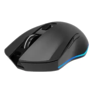 Беспроводная RF оптическая мышь Gembird MUSGW-6BL-02 — правая, 3200 DPI, 6 клавиш, чёрная, RGB