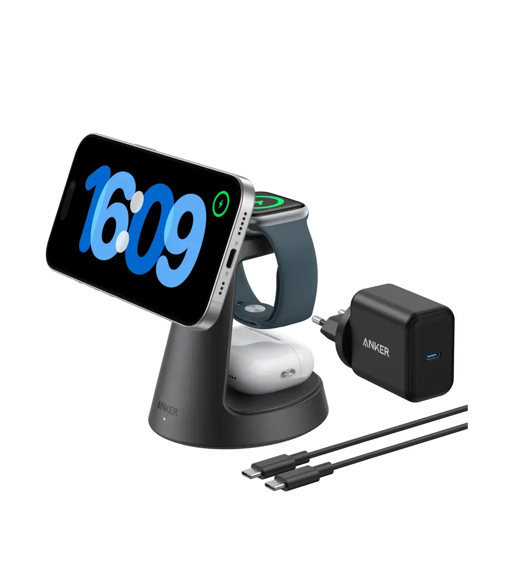 Anker MagGo B25M4G11 bezvadu uzlādes stacija Photo 2