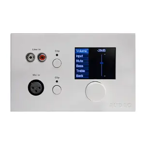Rotary volume control AUDAC MWX65 Wall-mounted White 153x45x94mm