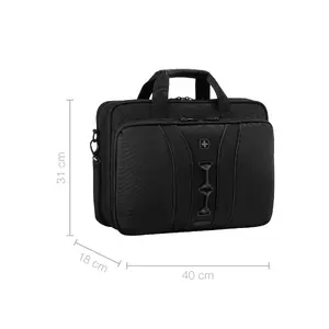 Чехол для ноутбука Wenger Legacy Black Series 16" — подходит для устройств до 40,6 см, черный