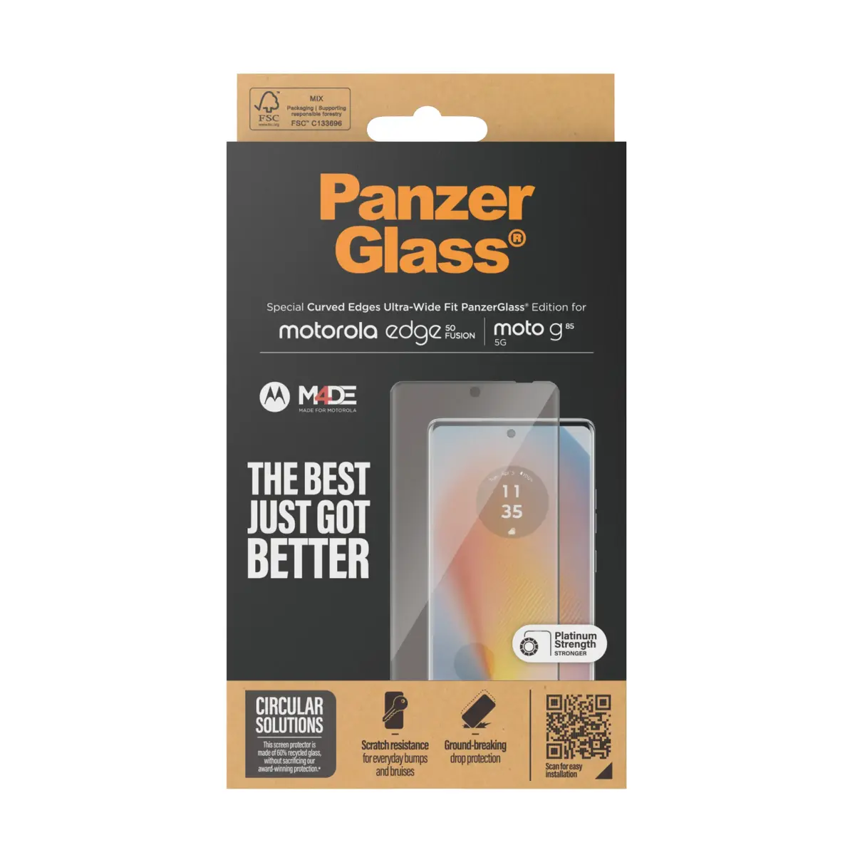 Aizsargstikls PanzerGlass Motorola Edge 50 Fusion Photo 3