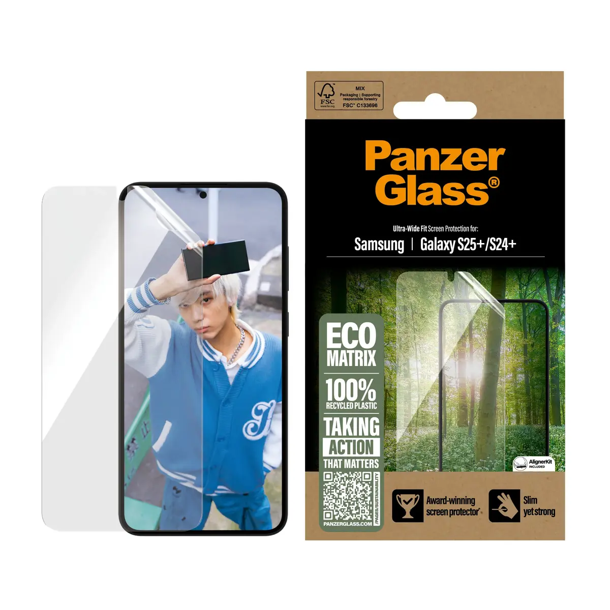 Защитное стекло PanzerGlass ECO MATRIX Samsung Galaxy S25+ S24+ Photo 2