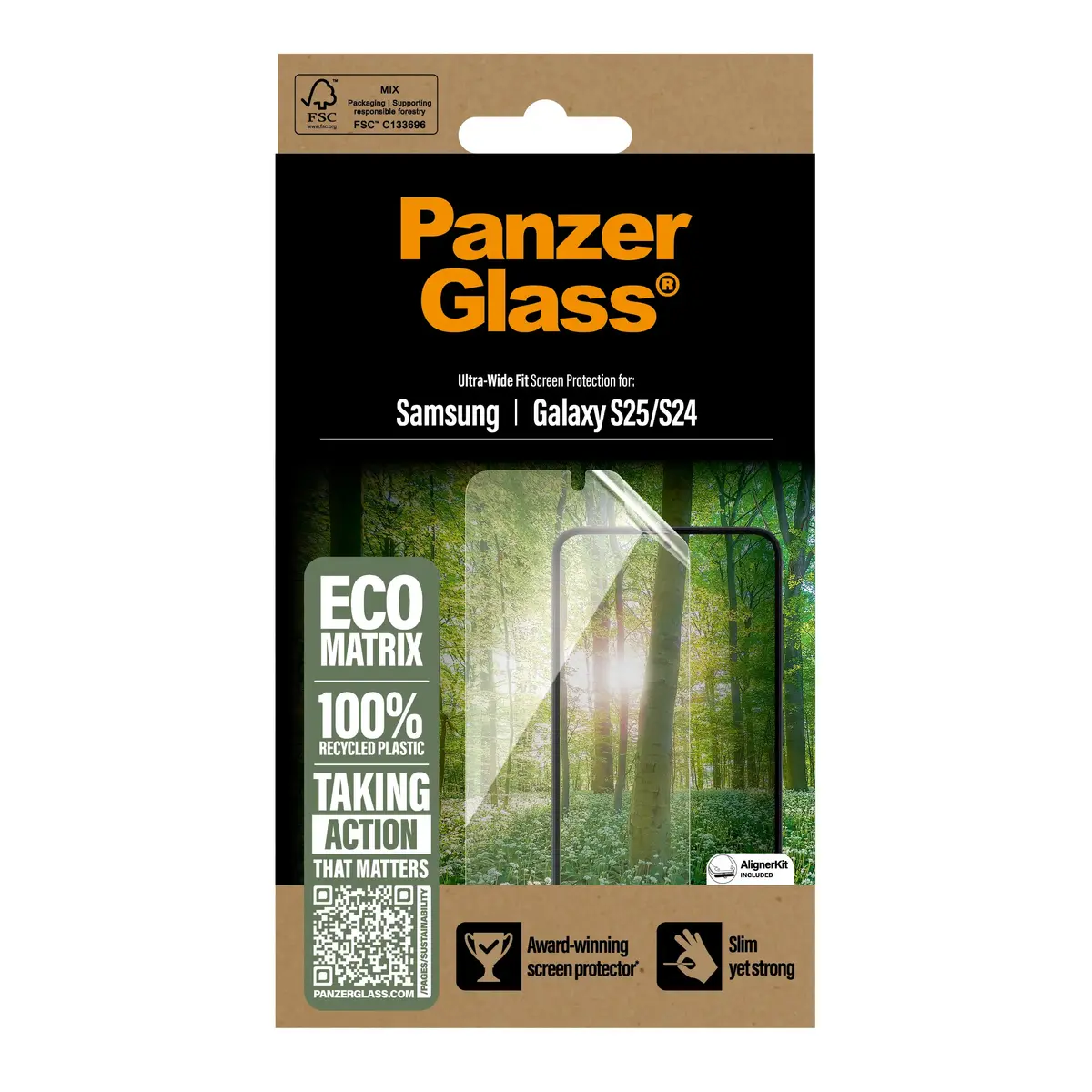 Защитное стекло PanzerGlass ECO MATRIX Samsung Galaxy S25 S24 Photo 3